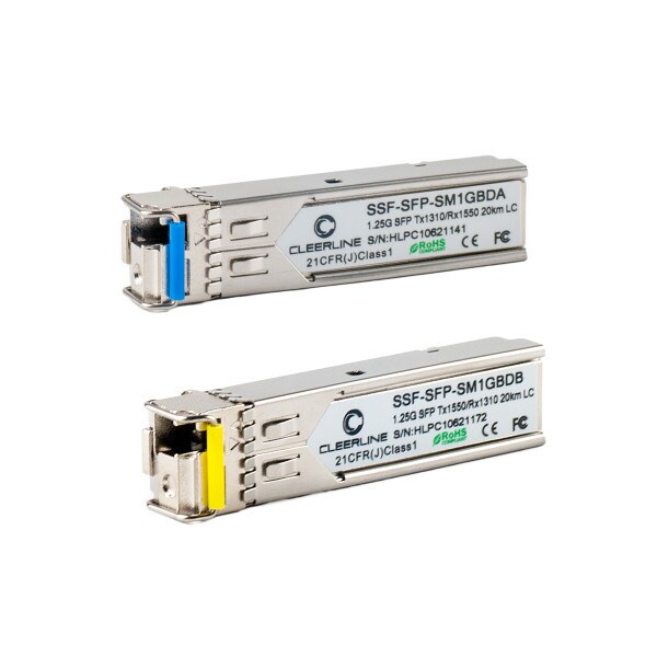 Cleerline SFP Bidirectional Transceivers